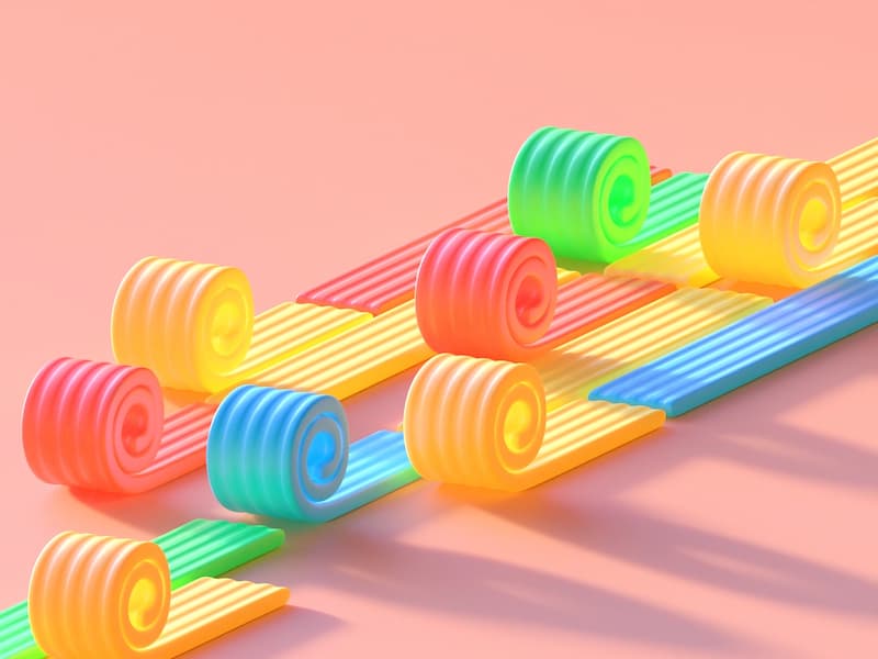 有光澤的糖果手杖文字效果+ PSD下載